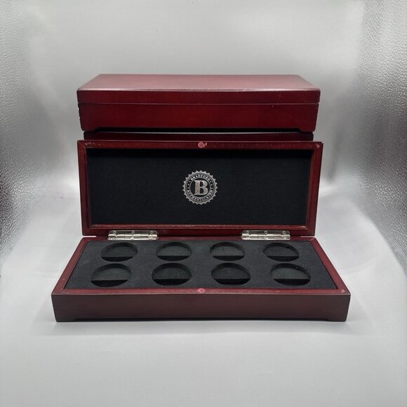 Bradford Exchange Wooden Coin Display Box - No Labels On Boxes - Picture 1 of 5